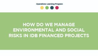 How do we manage environmental and social risks in IDB-financed projects