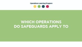 Which Operations do Safeguards Apply to