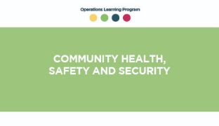 Community Health, Safety and Security