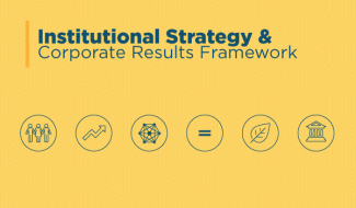 The Institutional Strategy (IS) and the Corporate Results Framework (CRF)